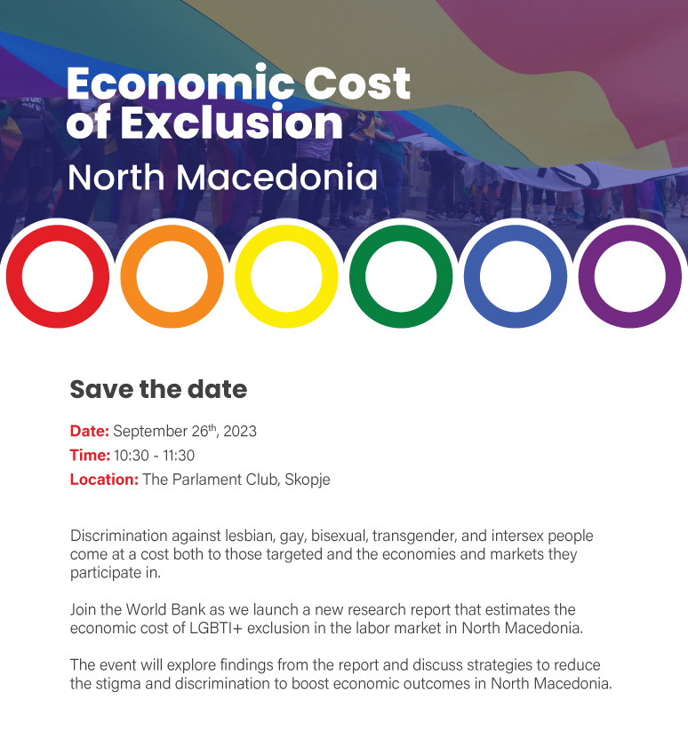 ERA - News - SAVE THE DATE: Economic Cost of Exclusion – North Macedonia, September 26 at 10.30 a.m.