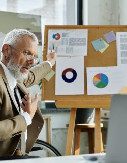 Online lesson: a passionate professor explains charts